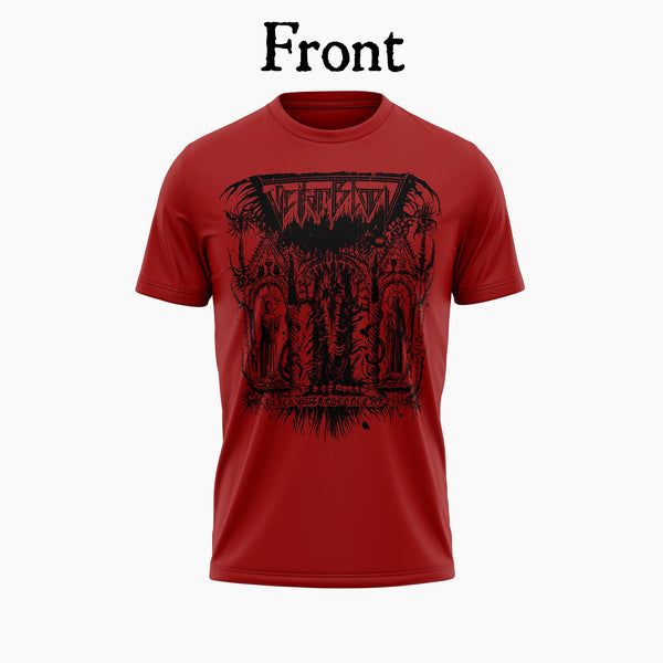 TEITANBLOOD – “Black Putrescence of Evil” Red Design T-shirt